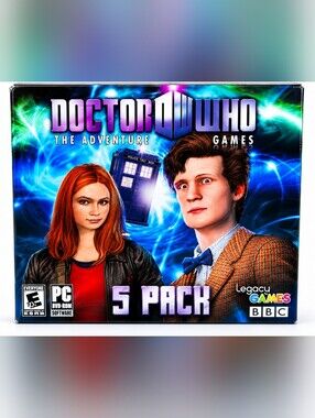 Doctor Who The Adventure Games 5 Pack PC DVD-ROM BBC Legacy Games Used